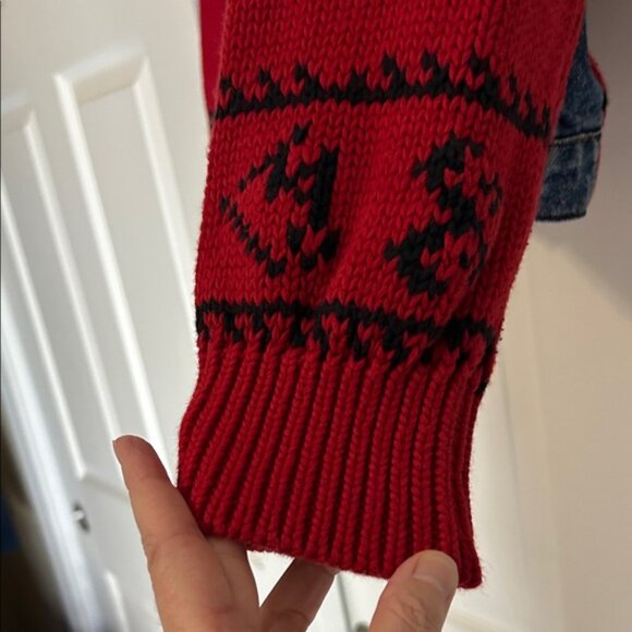 Vintage Pendleton Originals Cowboy Knit Denim Jacket/Sweater - Picture 3 of 12